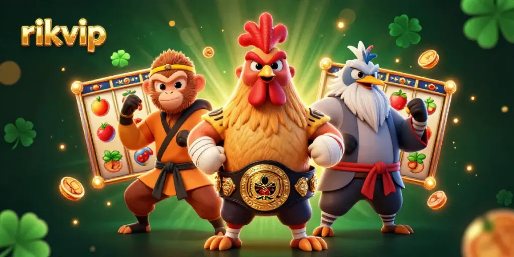 Experience thrilling game playing at rikvip with vibrant characters and engaging casino elements.