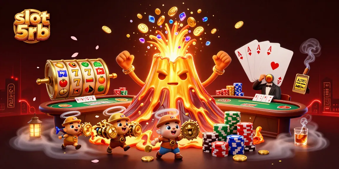 Engage in thrilling slot 5rb gameplay with colorful reels, golden treasures, and intense casino action.