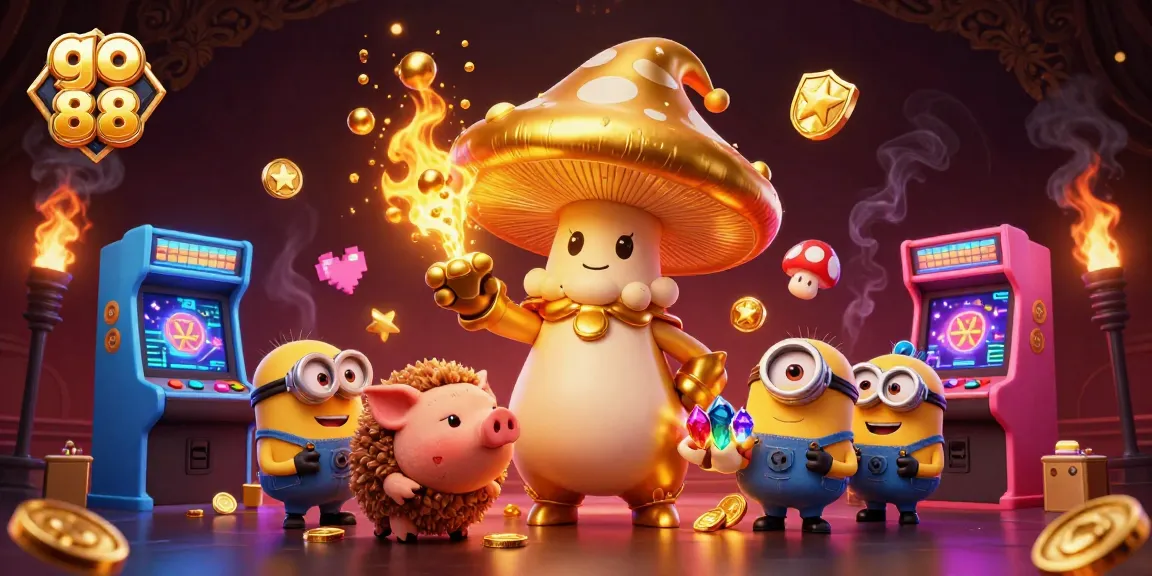 Experience the thrill of go 88 with colorful 3D casino games and magical characters.