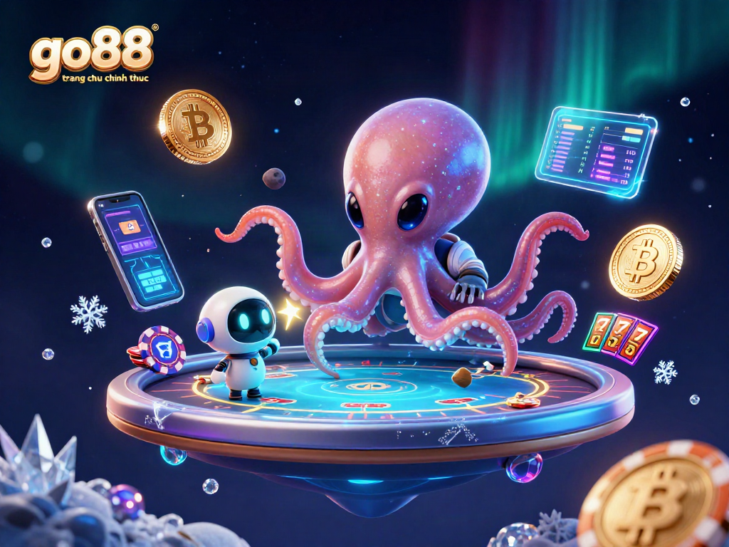 Experience exciting gameplay at go88 trang chu chinh thuc with vibrant alien-themed poker table action.
